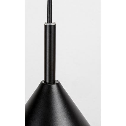 Rabalux - Hanglamp met kabel 1xE27/40W/230V Ø 25 cm zwart