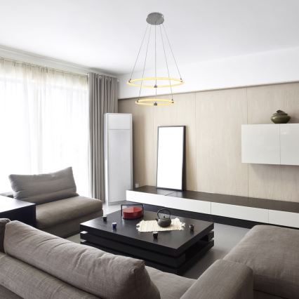Rabalux - LED dimbare hanglamp aan kabel LED/55W/230V + afstandsbediening