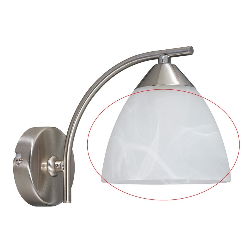 Rabalux 7201 - Verre de rechange pour luminaire TRISTAN E14