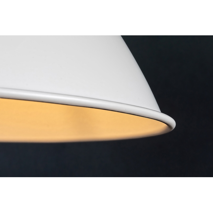 Rabalux - Hanglamp met kabel 1xE27/60W/230V Ø 36 cm wit