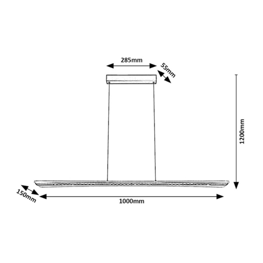 Rabalux - LED-hanglamp aan kabel LED/40W/230V 3000K