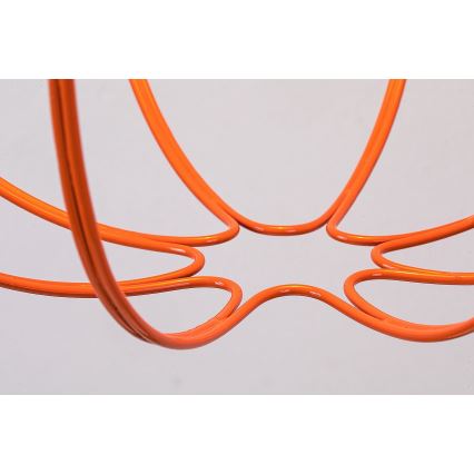 Rabalux - Hanglamp aan een koord 1xE27/60W/230V zwart/oranje
