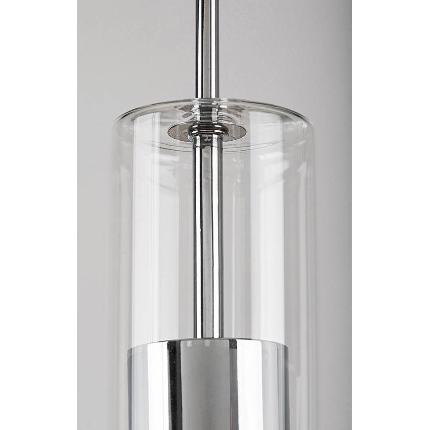Rabalux - Hanglamp aan een koord 1xGU10/50W/230V doorzichtig/glanzend chroom
