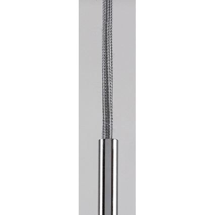 Rabalux - Hanglamp aan een koord 1xE27/40W/230V doorzichtig/glanzend chroom