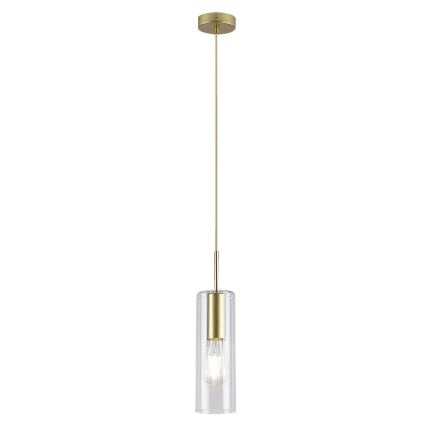 Rabalux - Hanglamp aan een koord 1xE27/40W/230V doorzichtig/goud