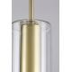 Rabalux - Hanglamp aan een koord 1xE27/40W/230V doorzichtig/goud