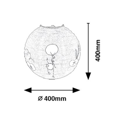 Rabalux - Kinderlampenkap voor hanglamp max. 40W diameter 40 cm