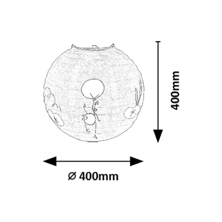 Rabalux - Kinderlampenkap voor hanglamp max. 40W diameter 40 cm