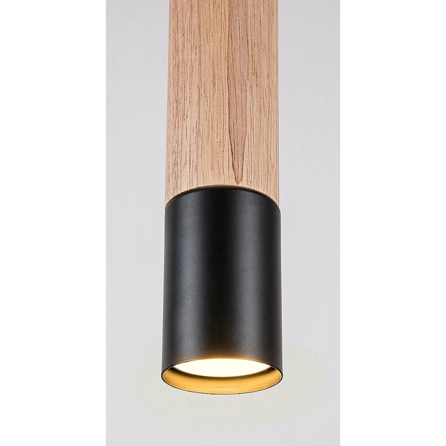 Rabalux - Hanglamp aan een koord 1xGU10/50W/230V beuken