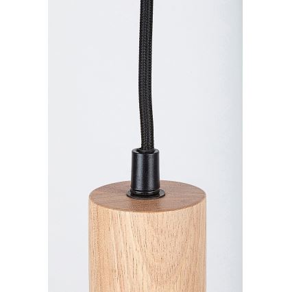 Rabalux - Hanglamp aan kabel 1xGU10/50W/230V beukenhout