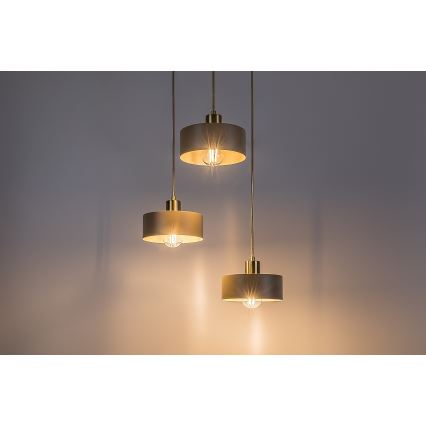 Rabalux - Suspension sur câble 3xE27/25W/230V