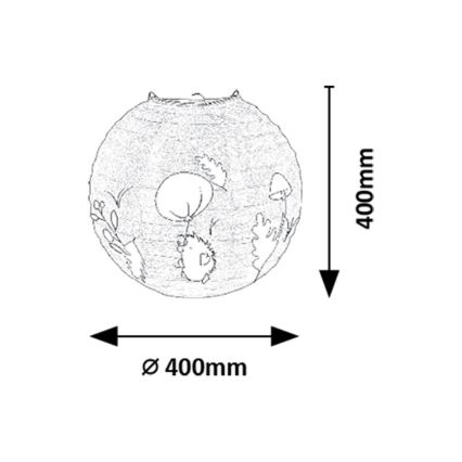 Rabalux - Kinderlampenkap voor hanglamp max. 40W diameter 40 cm