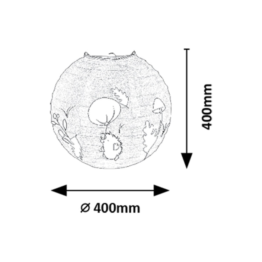 Rabalux - Kinderlampenkap voor hanglamp max. 40W diameter 40 cm