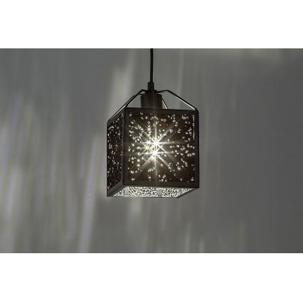 Rabalux - Hanglamp aan een koord 1xE27/40W/230V zwart