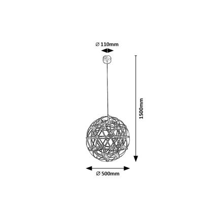 Rabalux - LED Hanglamp aan een koord LED/16W/230V 3000K glanzend chroom