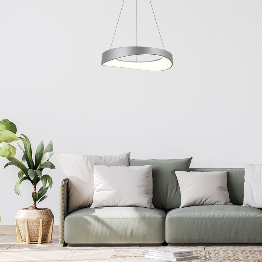 Rabalux - LED Hanglamp aan een koord LED/56W/230V 3000K zilver