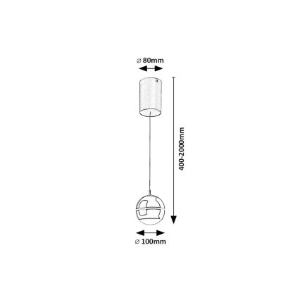 Rabalux - LED Hanglamp aan een koord LED/6W/230V 4000K