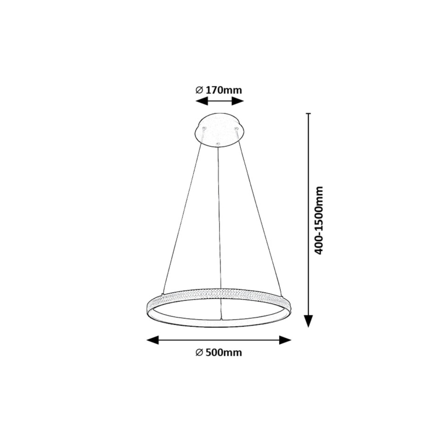 Rabalux - LED Hanglamp aan een koord LED/32W/230V 3000K
