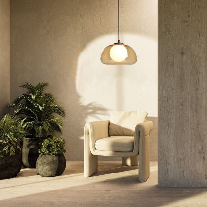 Rabalux - Hanglamp aan een koord 1xG9/5W/230V bruin/gerookt
