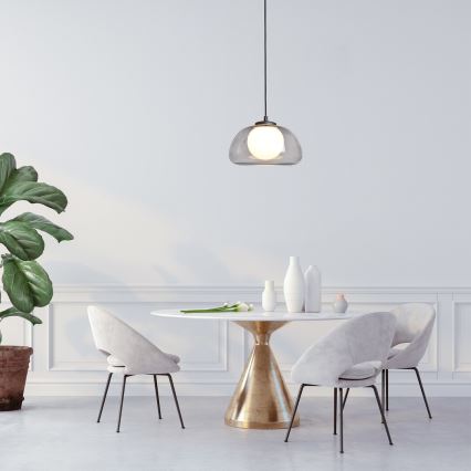 Rabalux - Hanglamp aan een koord 1xG9/5W/230V gerookt