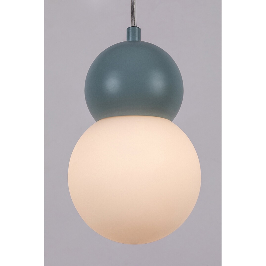 Rabalux - Suspension filaire 1xG9/38W/230V bleu