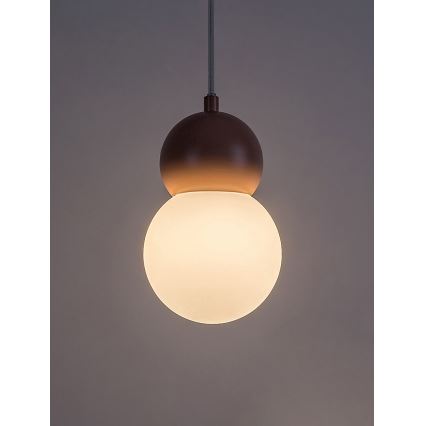 Rabalux - Hanglamp aan een koord 1xG9/38W/230V roze