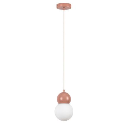 Rabalux - Hanglamp aan een koord 1xG9/38W/230V roze