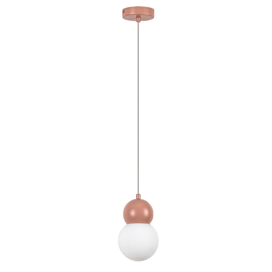 Rabalux - Hanglamp aan een koord 1xG9/38W/230V roze