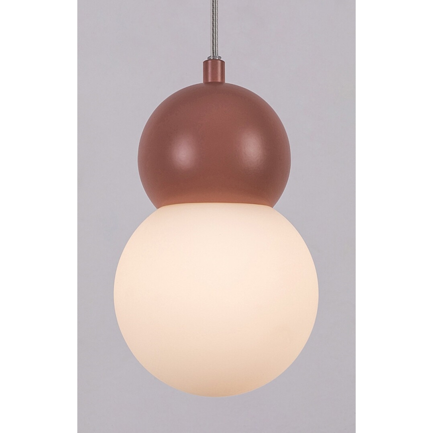 Rabalux - Suspension filaire 1xG9/38W/230V rose