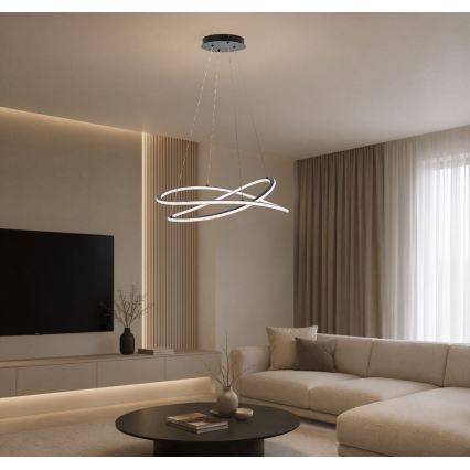 Rabalux - Suspension LED à intensité variable sur câble LED/75W/230V 3000-6500K + télécommande