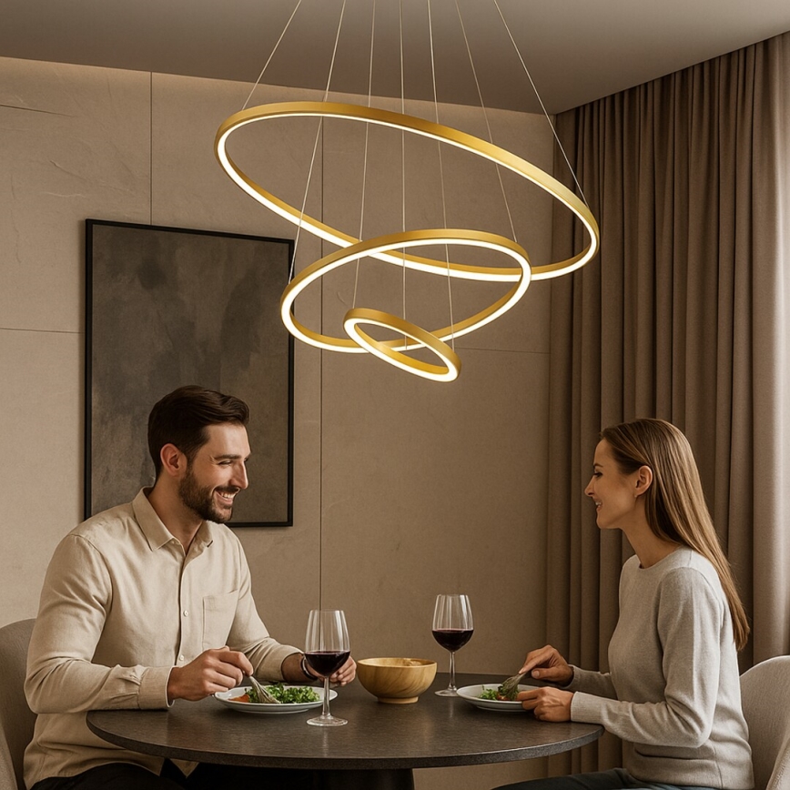 Rabalux - dimbare LED-hanglamp aan kabel LED/90W/230V 3000-6500K + afstandsbediening
