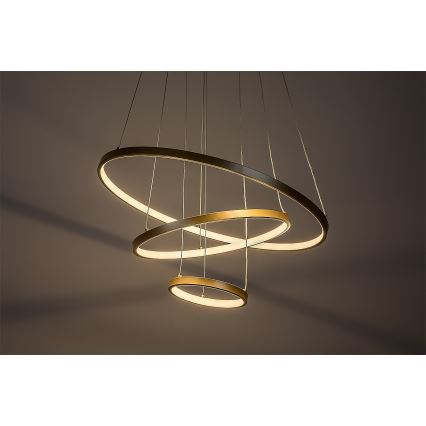 Rabalux - Lustre LED dimmable suspendu sur câble LED/90W/230V 3000-6500K + télécommande