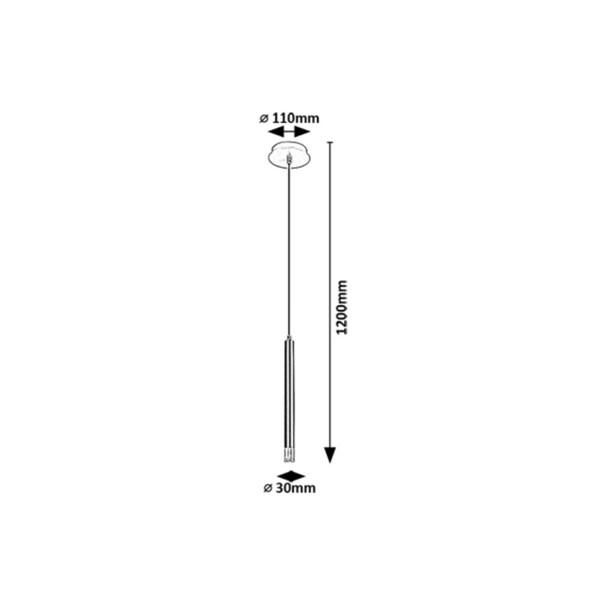 Rabalux - Hanglamp aan een koord 1xG9/5W/230V goud