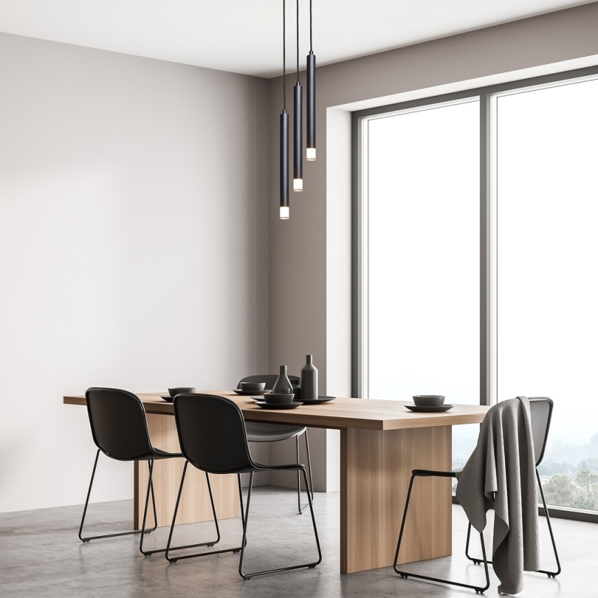 Rabalux - Hanglamp aan een koord 3xG9/5W/230V zwart