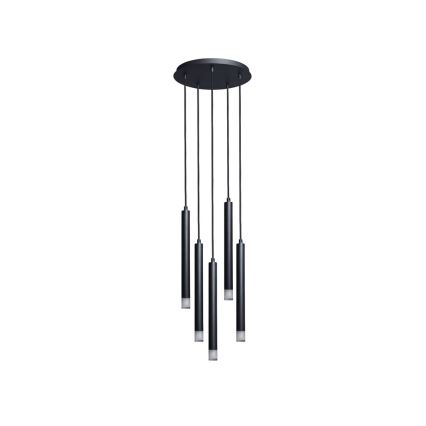 Rabalux - Hanglamp aan een koord 5xG9/5W/230V zwart