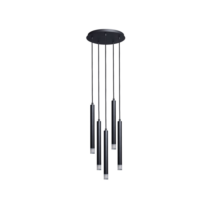 Rabalux - Hanglamp aan een koord 5xG9/5W/230V zwart