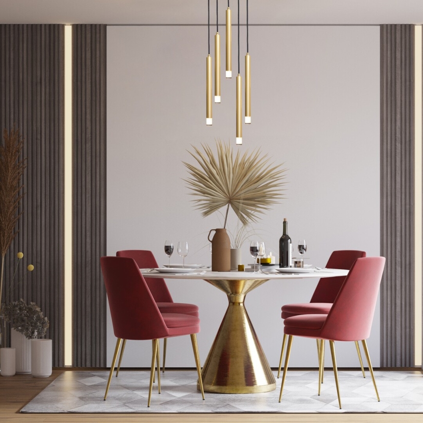 Rabalux - Hanglamp aan een koord 5xG9/5W/230V goud