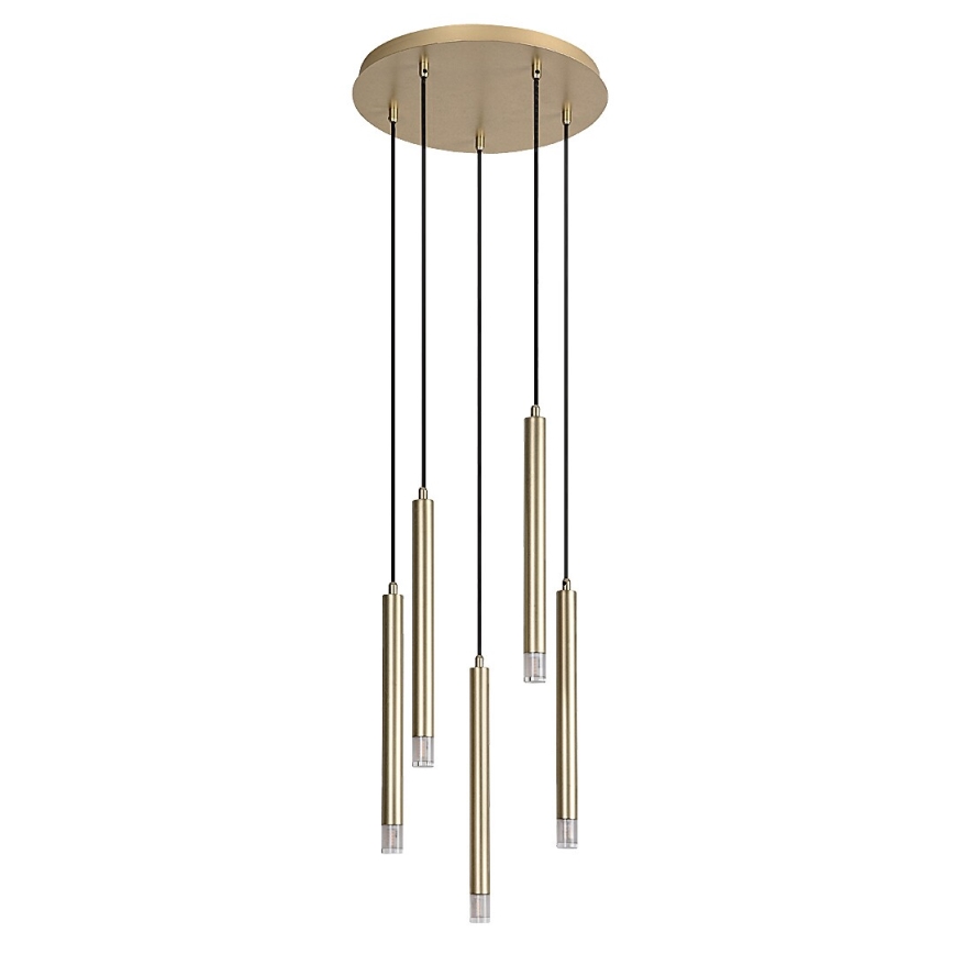 Rabalux - Hanglamp aan een koord 5xG9/5W/230V goud