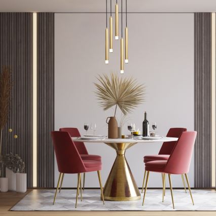 Rabalux - Suspension filaire 5xG9/5W/230V doré