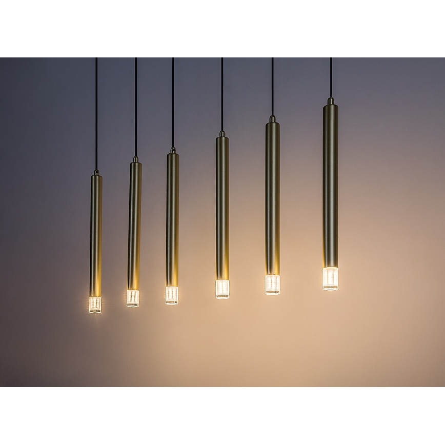 Rabalux - Suspension filaire 6xG9/5W/230V doré