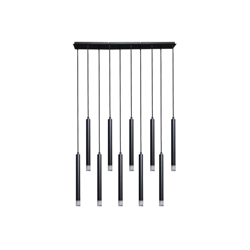 Rabalux - Suspension filaire 10xG9/5W/230V noir