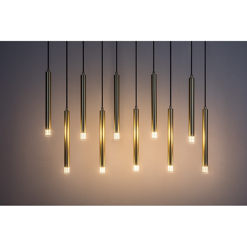 Rabalux - Suspension filaire 10xG9/5W/230V doré