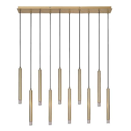 Rabalux - Suspension filaire 10xG9/5W/230V doré