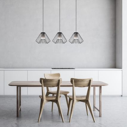 Rabalux - Hanglamp aan een koord 3xE27/40W/230V