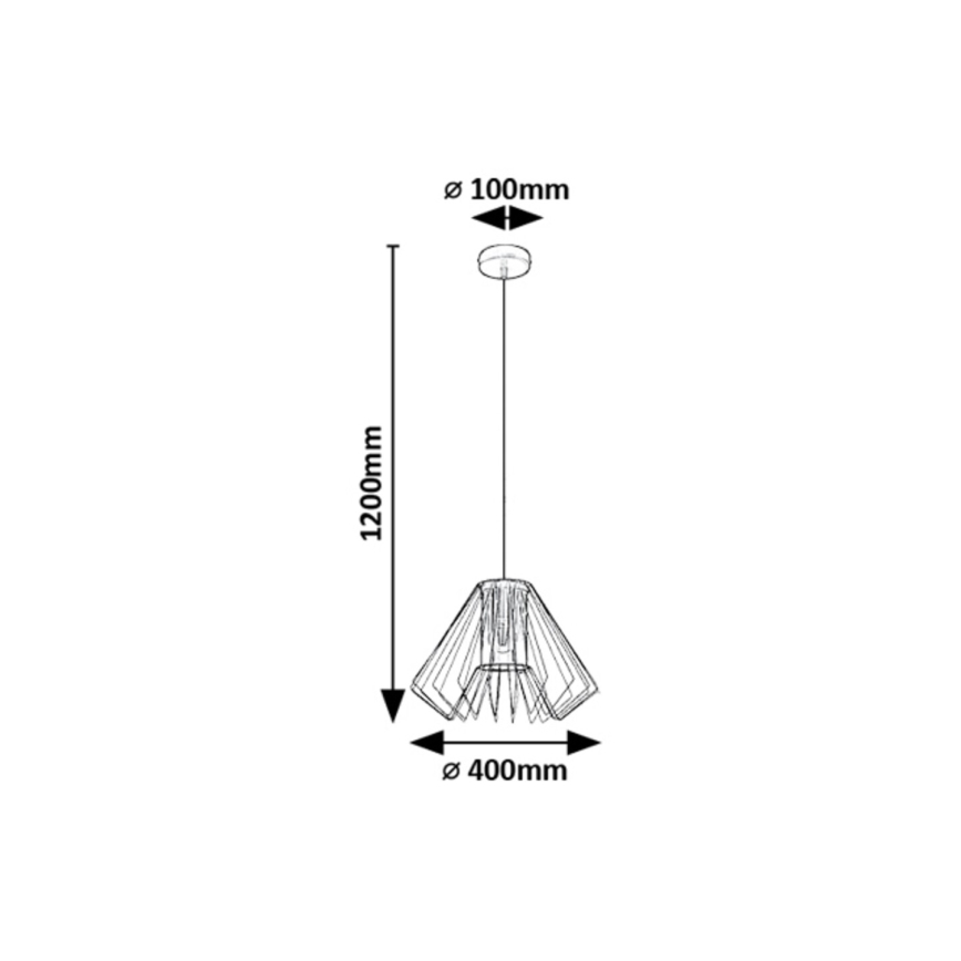 Rabalux - Hanglamp aan een koord 1xE27/40W/230V
