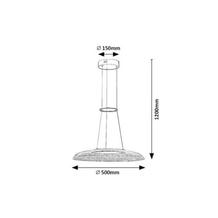Rabalux - Suspension sur câble LED/24W/230V 3000K