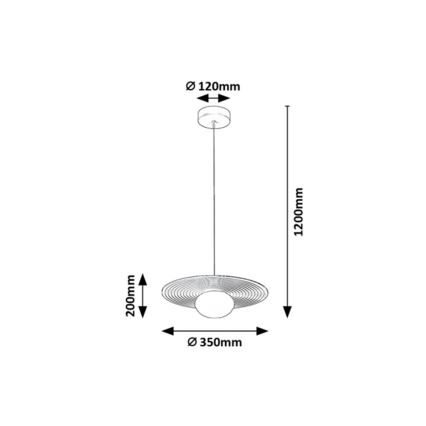 Rabalux - Suspension sur câble 1xG9/25W/230V