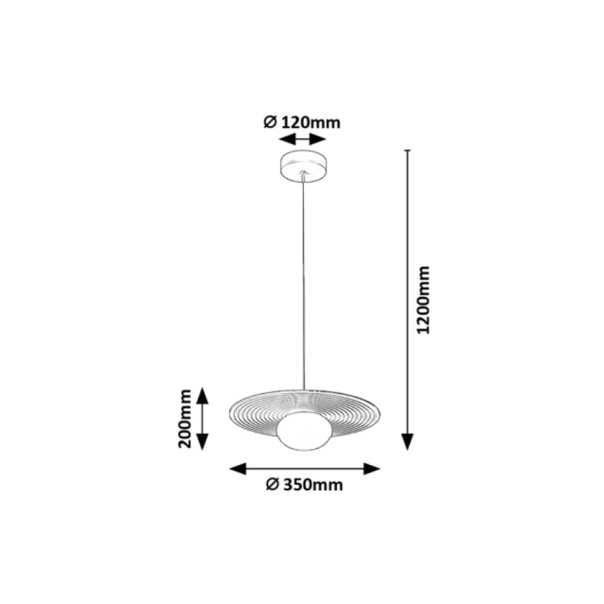 Rabalux - Suspension sur câble 1xG9/25W/230V