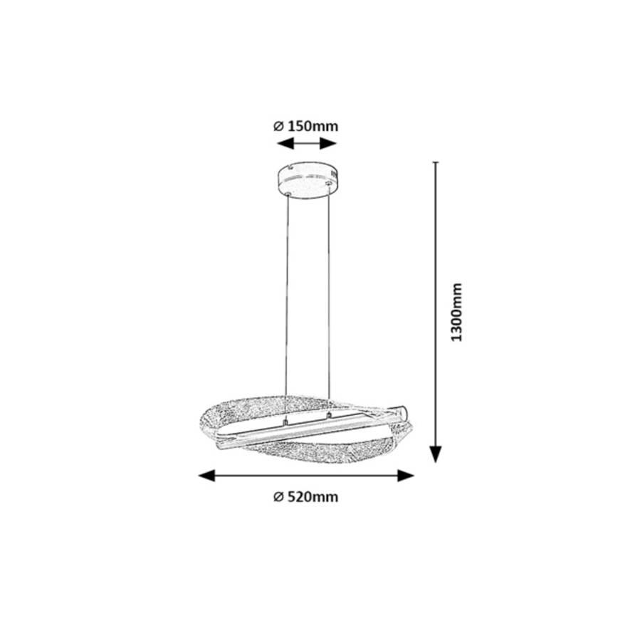 Rabalux - Suspension LED sur câble LED/24W/230V 3000K