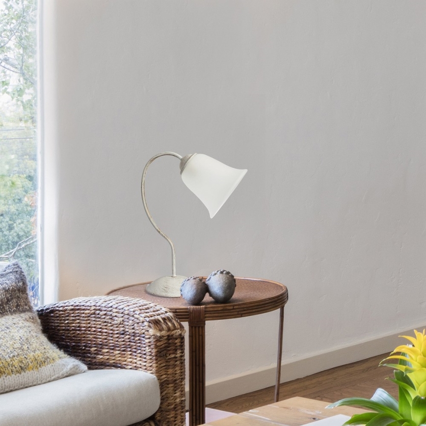 Rabalux - Lampe de table 1xE27/40W/230V blanc